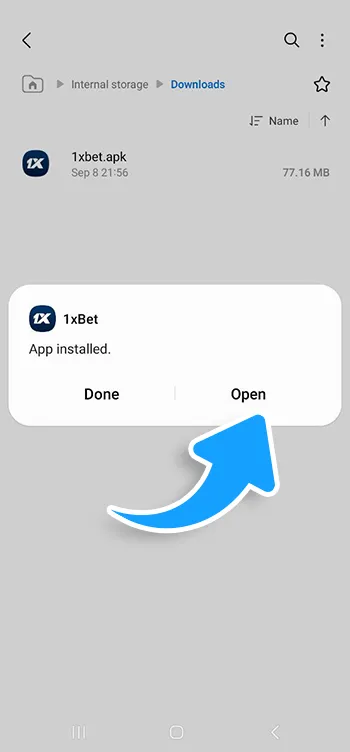 Step 8 - Open app