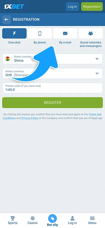 Step 3 - Choose method
